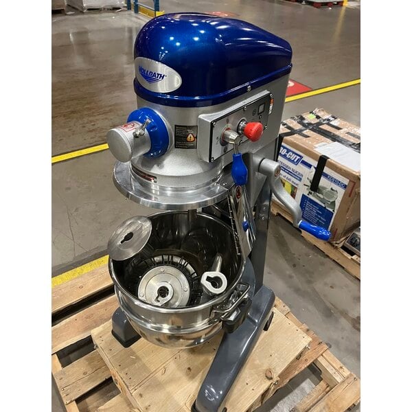 Scratch and Dent Vollrath 40758 30 Qt. Planetary Floor Mixer with Guard & Standard Accessories - 120V, 1 hp