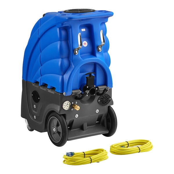 Scratch and Dent Lavex Dual 3-Stage Heated Carpet Extractor with 25' Hoses and 12" Stainless Steel Wand - 12 Gallon, 500 PSI