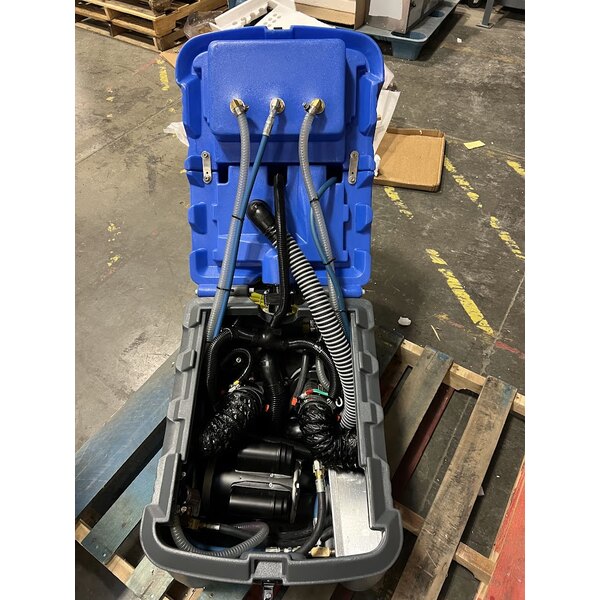 Scratch and Dent Lavex Dual 3-Stage Heated Carpet Extractor with 25' Hoses and 12" Stainless Steel Wand - 12 Gallon, 500 PSI