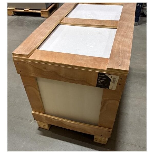 Scratch and Dent Regency IB1836-CPT 18" x 36" Underbar Ice Bin with 7 Circuit Post-Mix Cold Plate and Bottle Holders - 79 lb.