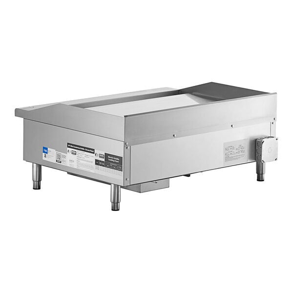 Scratch and Dent Cooking Performance Group G-CPG-36-M 36" Electric Countertop Griddle - 9,000W / 12,000W, 208 / 240V