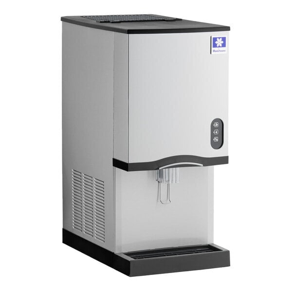 Scratch and Dent Manitowoc CNP0201A-161L 16 1/4" Air Cooled Countertop Nugget Ice Maker / Dispenser - 10 lb. Bin with Lever Dispensing - 115V