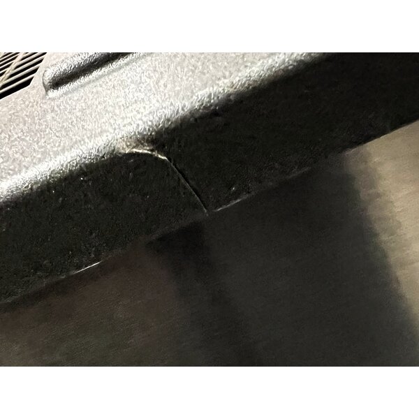 Scratch and Dent Manitowoc CNP0201A-161L 16 1/4" Air Cooled Countertop Nugget Ice Maker / Dispenser - 10 lb. Bin with Lever Dispensing - 115V