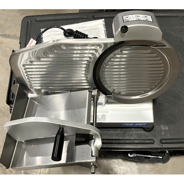 Scratch and Dent ProCut KDS-10 10" Meat Slicer - 127V, 1/3 HP