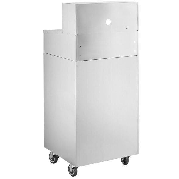 Scratch and Dent Lavex Shipping / Receiving Mobile Desk with Enclosed Base