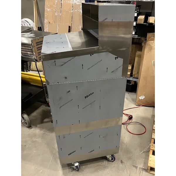 Scratch and Dent Lavex Shipping / Receiving Mobile Desk with Enclosed Base