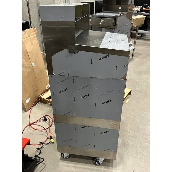 Scratch and Dent Lavex Shipping / Receiving Mobile Desk with Enclosed Base