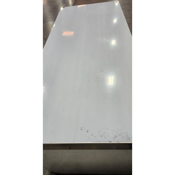 Scratch and Dent Regency C-3072-316 30" x 72" 16 Gauge Type 304 Stainless Steel Enclosed Base Table with Sliding Doors and Adjustable Midshelf