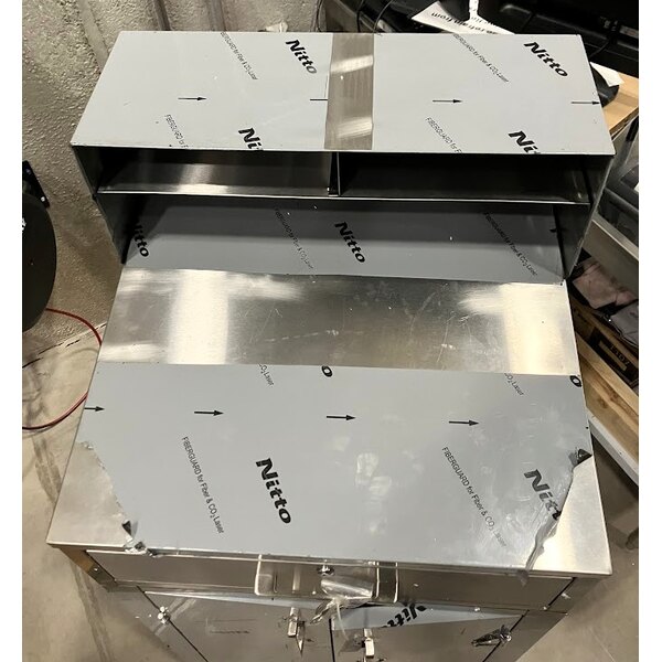 Scratch and Dent Lavex Shipping / Receiving Mobile Desk with Enclosed Base