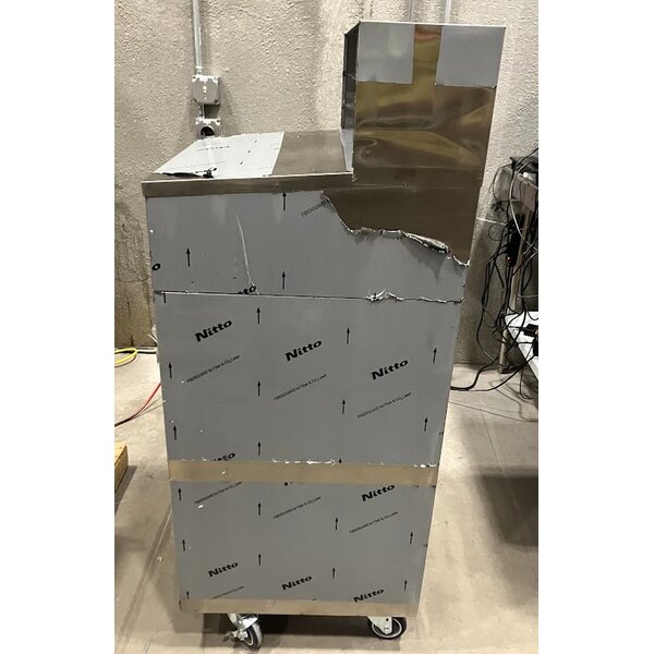 Scratch and Dent Lavex Shipping / Receiving Mobile Desk with Enclosed Base