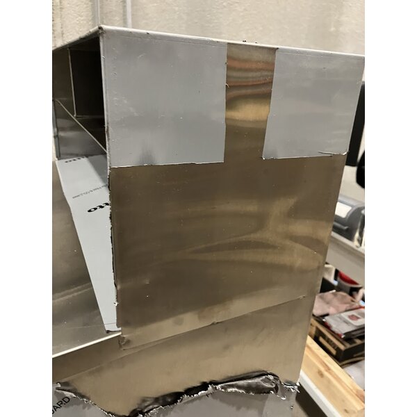 Scratch and Dent Lavex Shipping / Receiving Mobile Desk with Enclosed Base