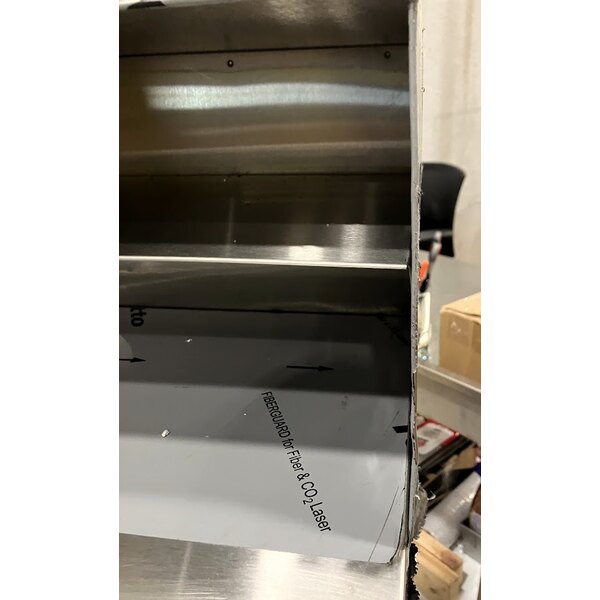 Scratch and Dent Lavex Shipping / Receiving Mobile Desk with Enclosed Base