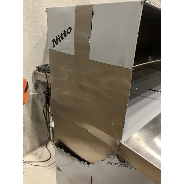 Scratch and Dent Lavex Shipping / Receiving Mobile Desk with Enclosed Base