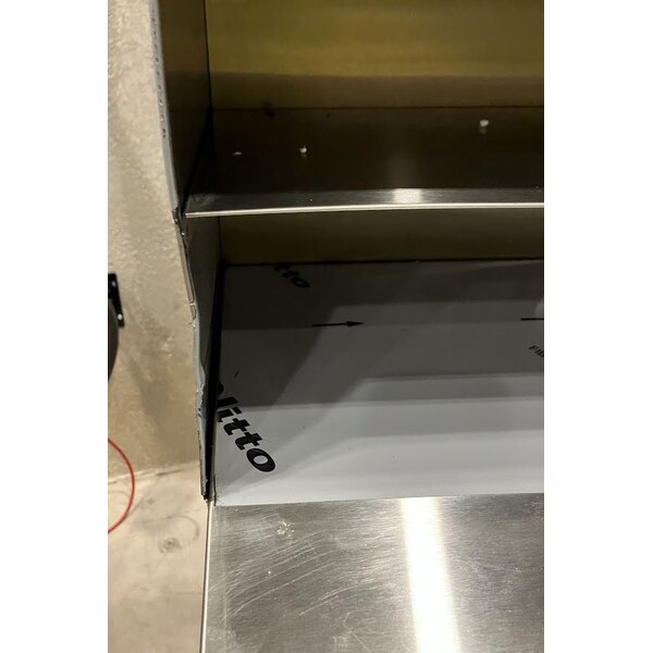 Scratch and Dent Lavex Shipping / Receiving Mobile Desk with Enclosed Base