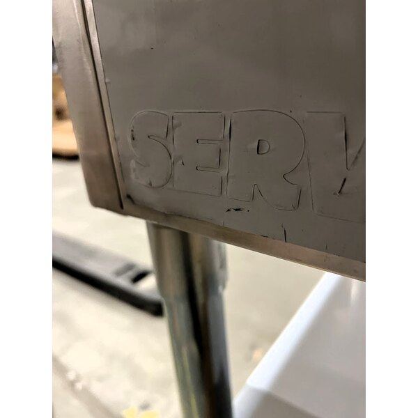 Scratch and Dent ServIt GST-3WE-LP Three Pan Open Well Liquid Propane Steam Table with Undershelf - 10,500 BTU