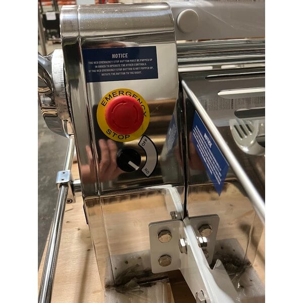 Scratch and Dent Estella DSC67 67" Countertop Reversible Dough Sheeter - 110V, 3/4 hp