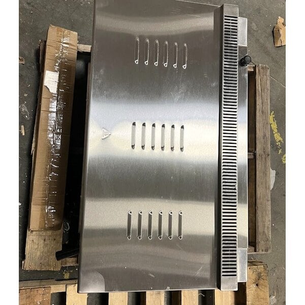 Scratch and Dent Cooking Performance Group S-36-SB-N 36" Natural Gas Infrared Salamander Broiler with Wall Mounting Bracket - 36,000 BTU