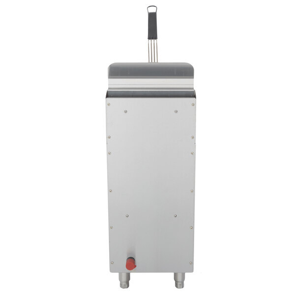 Scratch and Dent Cooking Performance Group FCPG15 Natural Gas 15 lb. Countertop Fryer - 26,500 BTU