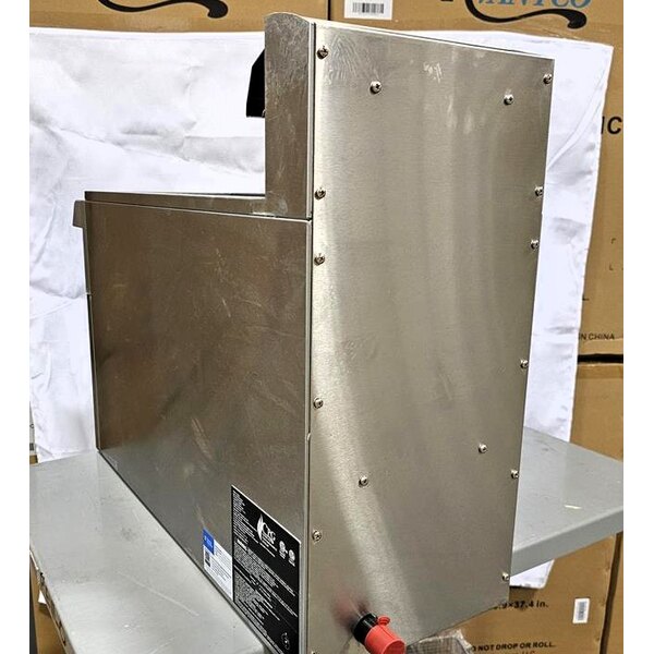 Scratch and Dent Cooking Performance Group FCPG15 Natural Gas 15 lb. Countertop Fryer - 26,500 BTU