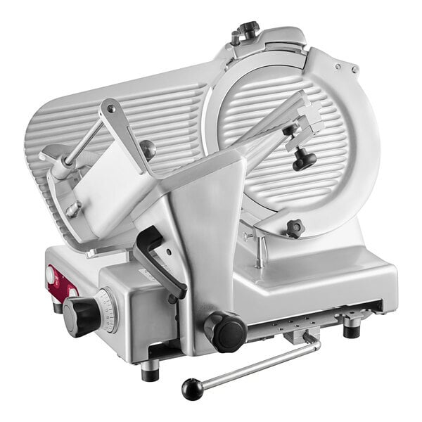 Scratch and Dent Estella SLM12 12" Heavy-Duty Manual Meat Slicer - 1/2 hp