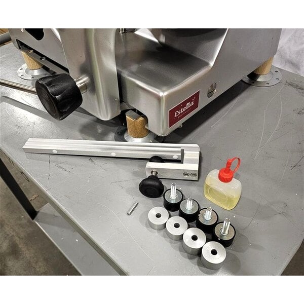 Scratch and Dent Estella SLM12 12" Heavy-Duty Manual Meat Slicer - 1/2 hp