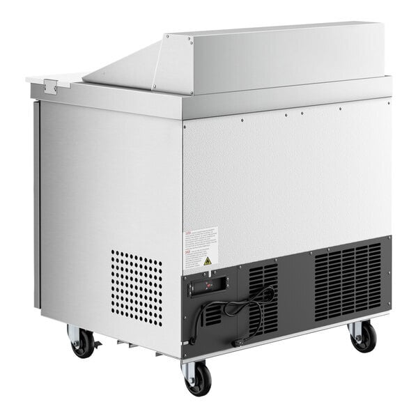 Scratch and Dent Avantco APT-36-HC 36" 2 Door Refrigerated Sandwich Prep Table