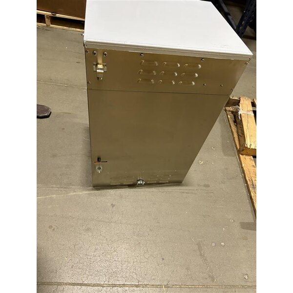 Scratch and Dent Curtis G4TP2T10A3500 G4 ThermoPro Twin 1.5 Gallon Coffee Brewer with Shelf - 220V