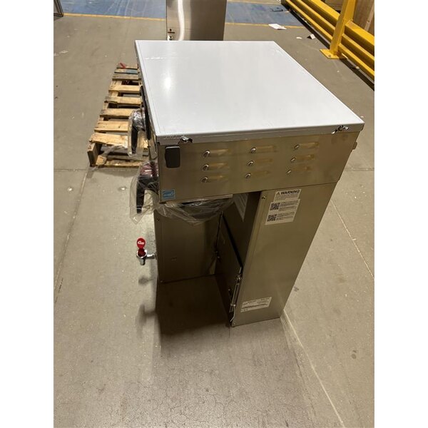 Scratch and Dent Curtis G4TP2T10A3500 G4 ThermoPro Twin 1.5 Gallon Coffee Brewer with Shelf - 220V