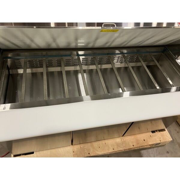 Scratch and Dent Avantco SS-PT-71M-HC 70" 3 Door Mega Top Stainless Steel Refrigerated Sandwich Prep Table