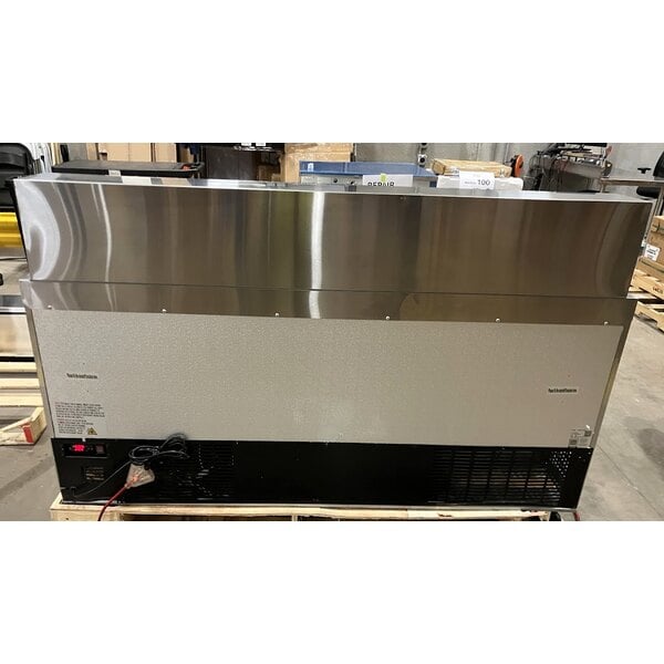 Scratch and Dent Avantco SS-PT-71M-HC 70" 3 Door Mega Top Stainless Steel Refrigerated Sandwich Prep Table