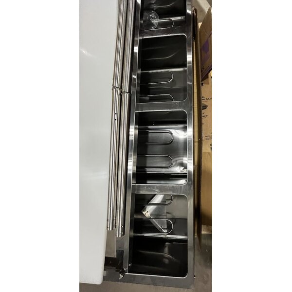 Scratch and Dent Avantco STE-4SA Four Pan Open Well Electric Steam Table with Undershelf - 120V, 2000W