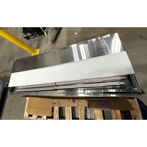 Scratch and Dent Avantco STE-4SA Four Pan Open Well Electric Steam Table with Undershelf - 120V, 2000W