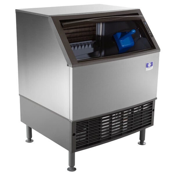 Scratch and Dent Manitowoc UYF0310W NEO 30" Water Cooled Undercounter Half Dice Cube Ice Machine with 119 lb. Bin - 120V, 293 lb.
