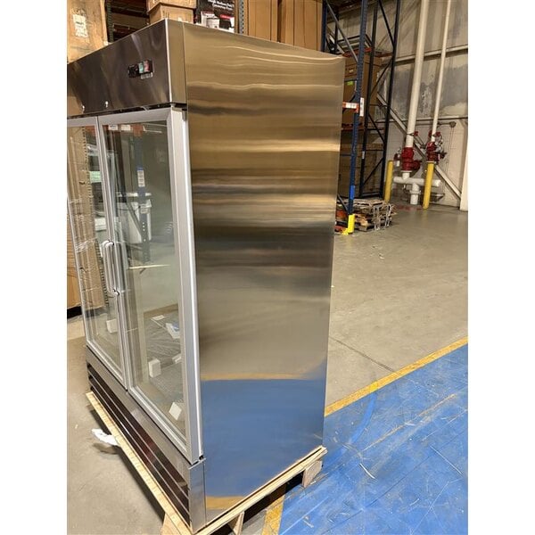 Scratch and Dent Avantco A-49R-G-HC 54" Glass Door Reach-In Refrigerator