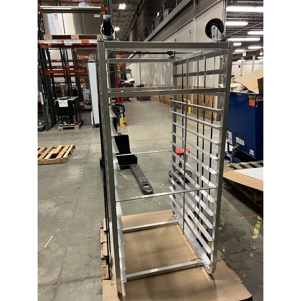 Scratch and Dent Channel 412A-DOR Double Section Side Load Aluminum Bun Pan Oven Rack - 30 Pan