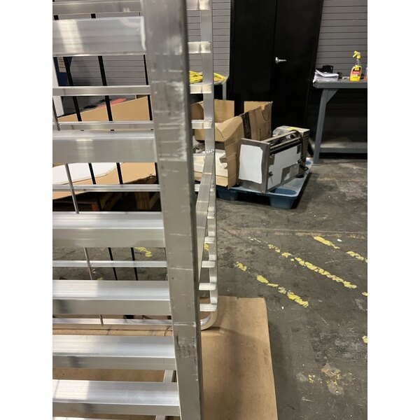 Scratch and Dent Channel 412A-DOR Double Section Side Load Aluminum Bun Pan Oven Rack - 30 Pan