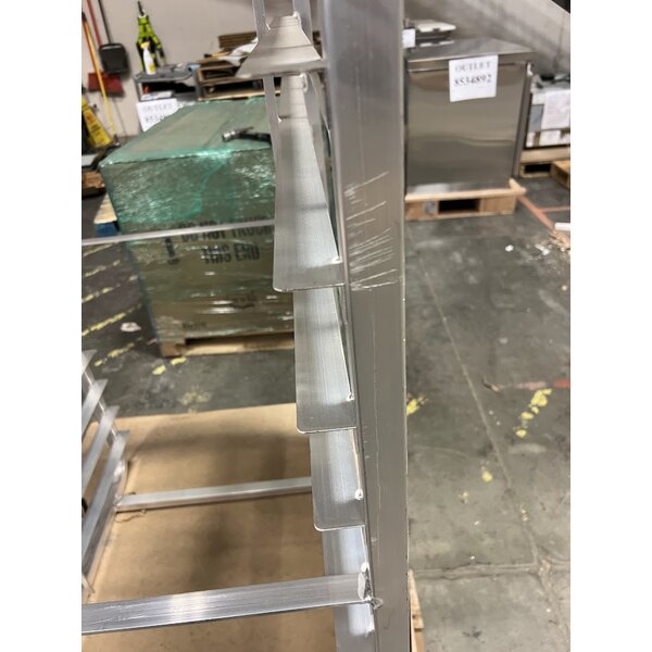 Scratch and Dent Channel 412A-DOR Double Section Side Load Aluminum Bun Pan Oven Rack - 30 Pan