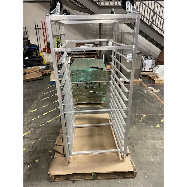 Scratch and Dent Channel 412A-DOR Double Section Side Load Aluminum Bun Pan Oven Rack - 30 Pan