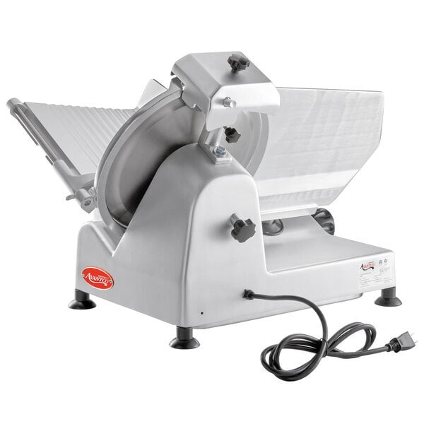 Scratch and Dent Avantco SL312 12" Manual Gravity Feed Meat Slicer - 1/3 hp