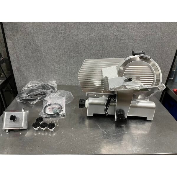 Scratch and Dent Avantco SL312 12" Manual Gravity Feed Meat Slicer - 1/3 hp