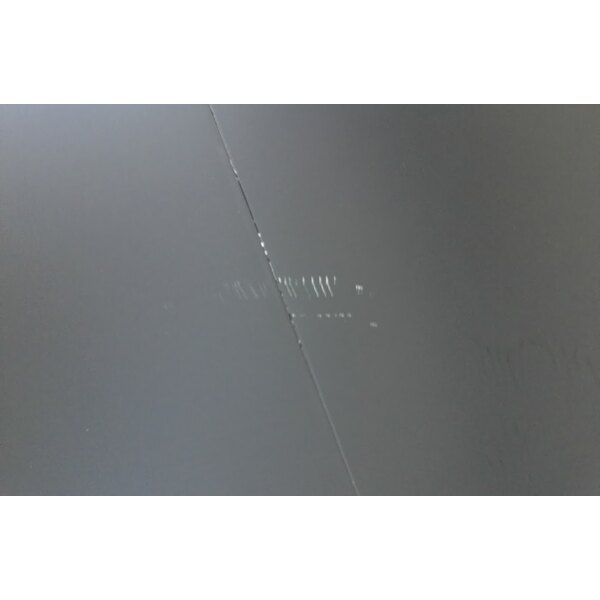 Scratch and Dent Avantco GDC-49F-HC 53" Black Customizable Swing Glass Door Merchandiser Freezer with LED Lighting