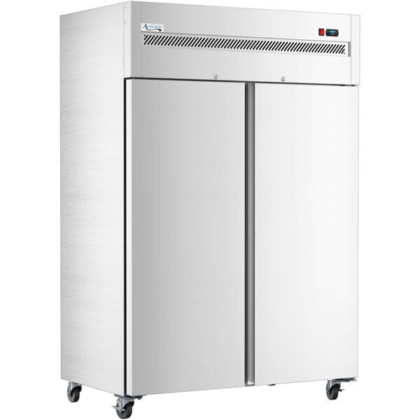 Scratch and Dent Avantco Z2-R-HC 54" Solid Door Stainless Steel Reach-In Refrigerator