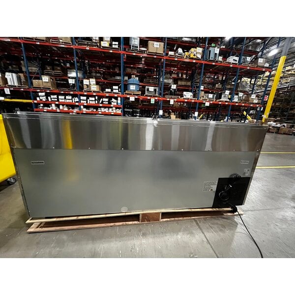 Scratch and Dent Avantco APPT-91-HC 92" 3 Door Refrigerated Pizza Prep Table