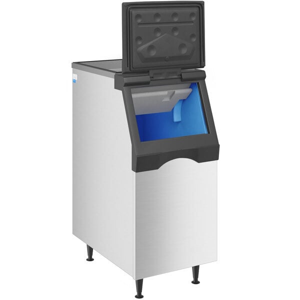 Scratch and Dent Avantco Ice BIN40022 22" Ice Storage Bin with Metallic Alloy Exterior - 383 lb.