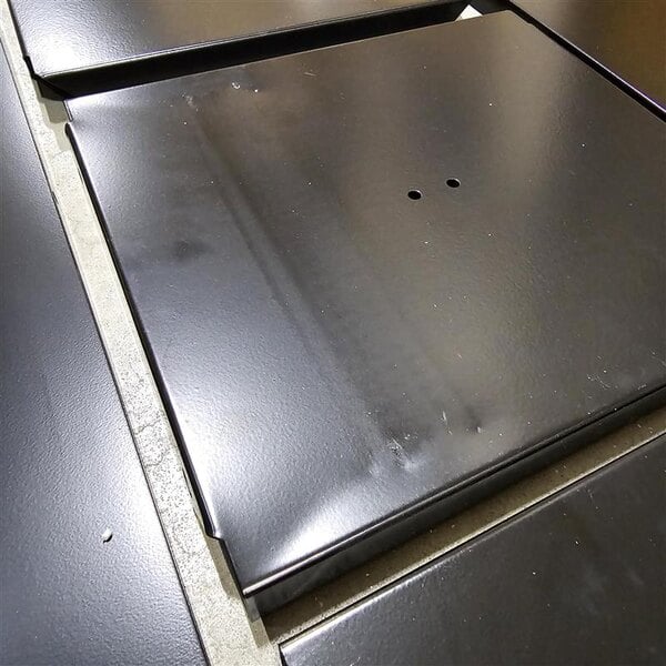 Scratch and Dent Regency Space Solutions Black 36" x 12" x 78" 3 Wide, 6 Tier Locker - Unassembled