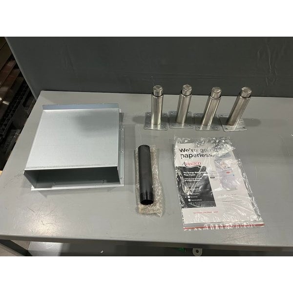 Scratch and Dent Avantco F4-ES-P 45-50 lb. Liquid Propane Stainless Steel Floor Fryer - 85,000 BTU