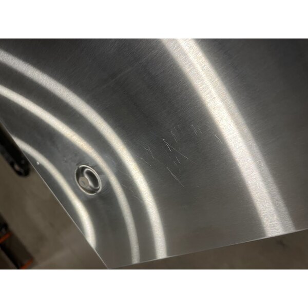 Scratch and Dent MainStreet Equipment EC1-D Single Deck Electric Full Size Convection Oven with Legs - 240V, 1 / 3 Phase