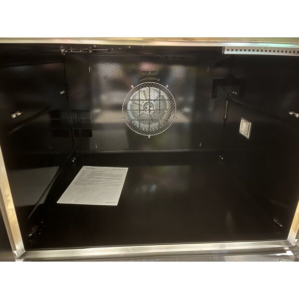 Scratch and Dent MainStreet Equipment EC1-D Single Deck Electric Full Size Convection Oven with Legs - 240V, 1 / 3 Phase