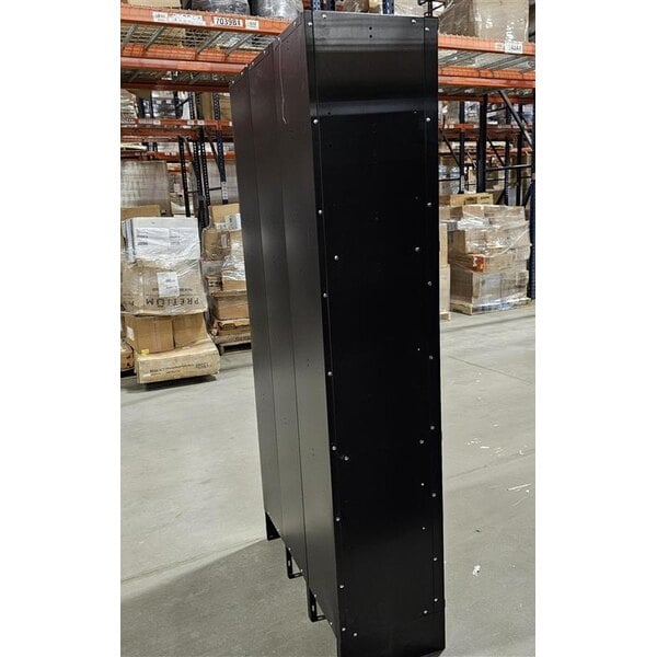 Scratch and Dent Regency Space Solutions Black 36" x 15" x 78" 3 Wide, 3 Tier Locker - Assembled