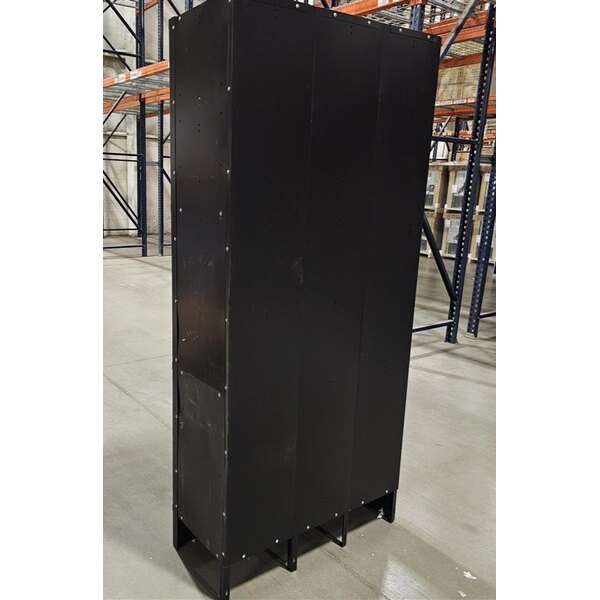 Scratch and Dent Regency Space Solutions Black 36" x 15" x 78" 3 Wide, 3 Tier Locker - Assembled